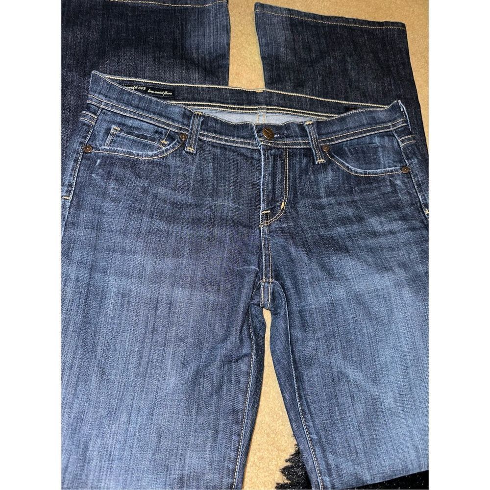 Citizens Of Humanity Blue Flare Leg Jeans - Picture 2 of 8